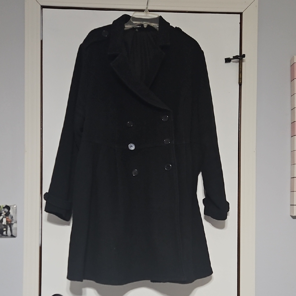 Torrid Wool Fit and Flare Coat